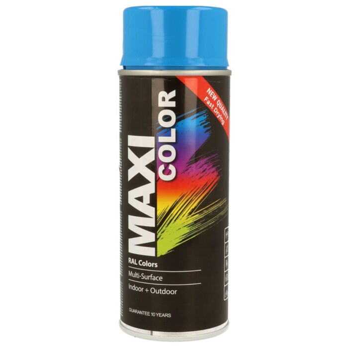 Verfspuitbus Maxi Color RAL5015 hemels-blauw 400ml