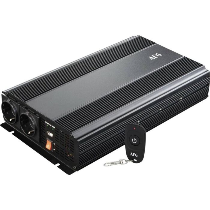 Omvormer AEG 1500W 12V/230V