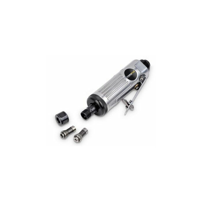 Pneumatische luchtdremel + accessoires Powerplus