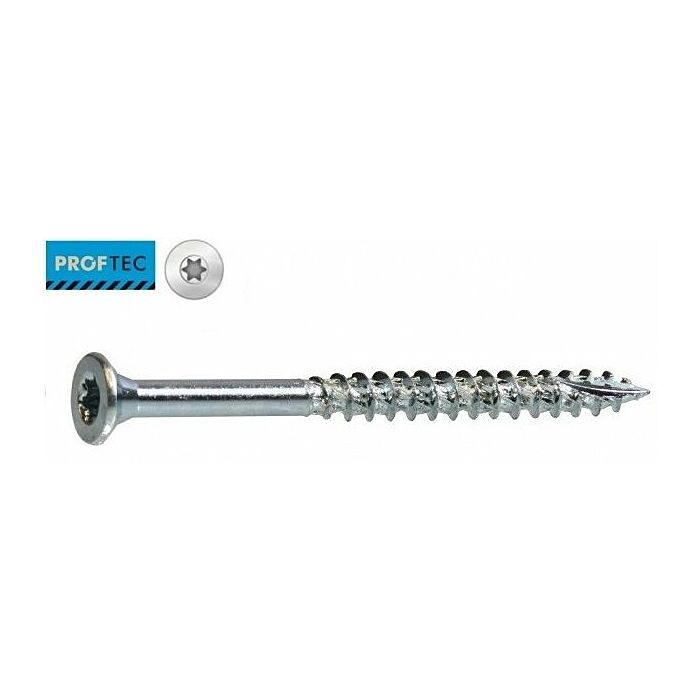 Proftec snelboorschroef / spaanplaatschroef 5.0x80 TX