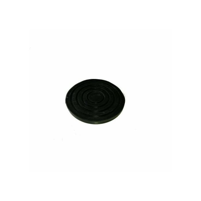 Rubberpad / beschermrubber garagekrik rond 85mm