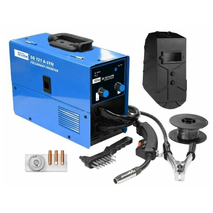 Gasgevuld lasapparaat Güde SG 121 A-Synergetisch + lasset