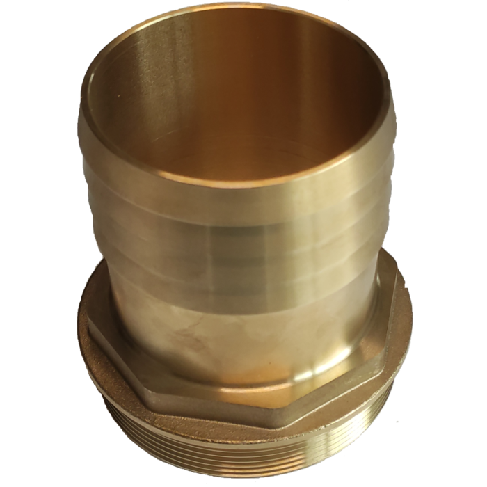 Slangtule / slangpilaar messing 76 mm