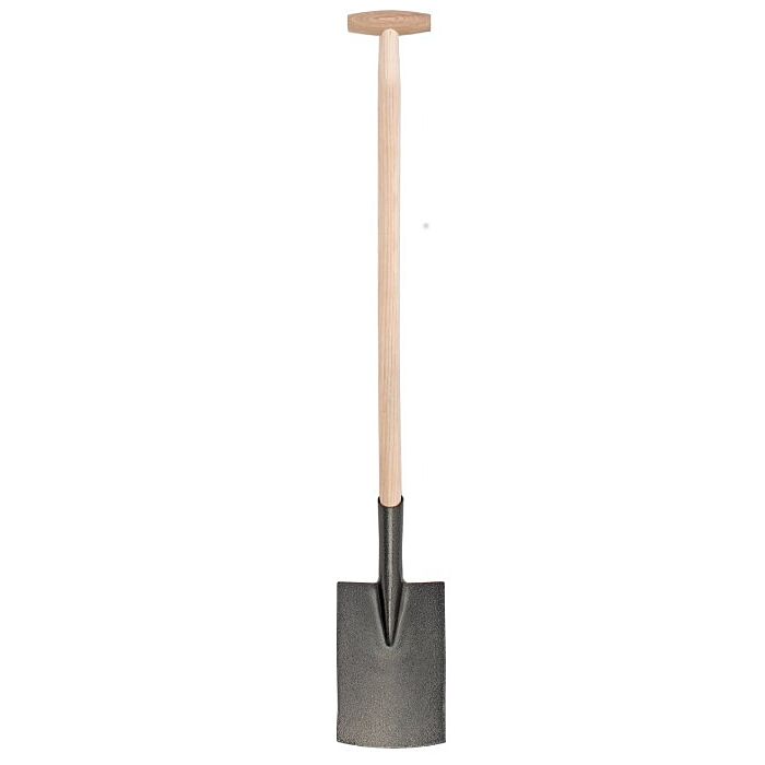 Spade / schep met essen steel 90cm