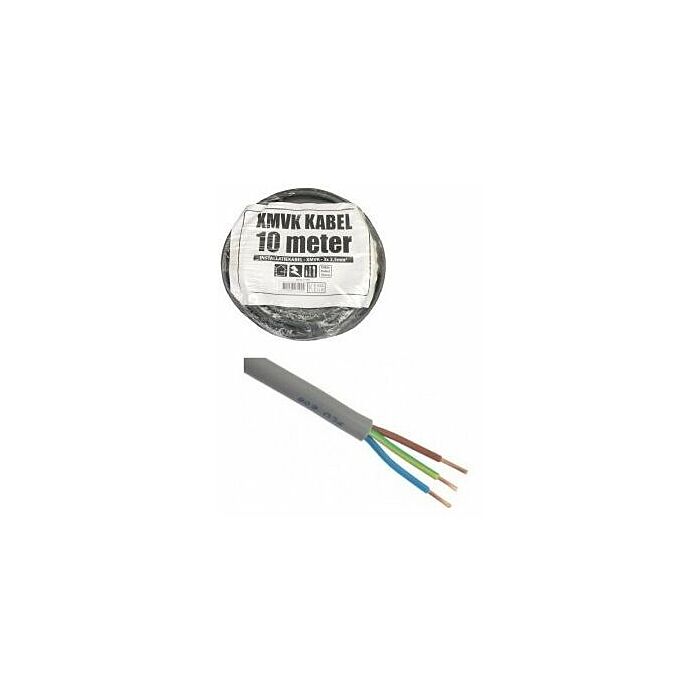 XMVK Stroomkabel rond 3x2.5mm² (10 meter)