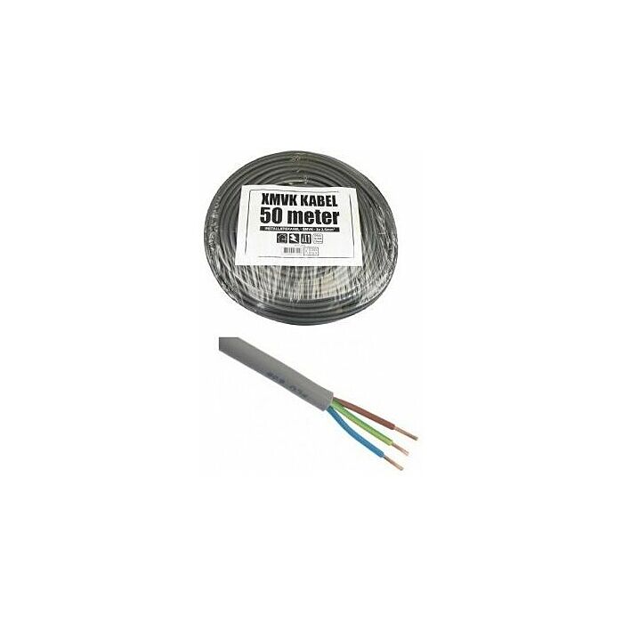 XMVK Stroomkabel rond 3x2.5mm² (50 meter)
