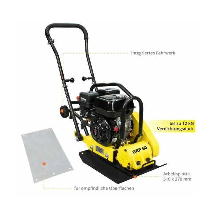 Trilplaat Güde GRP 60 12kN 5.5PK