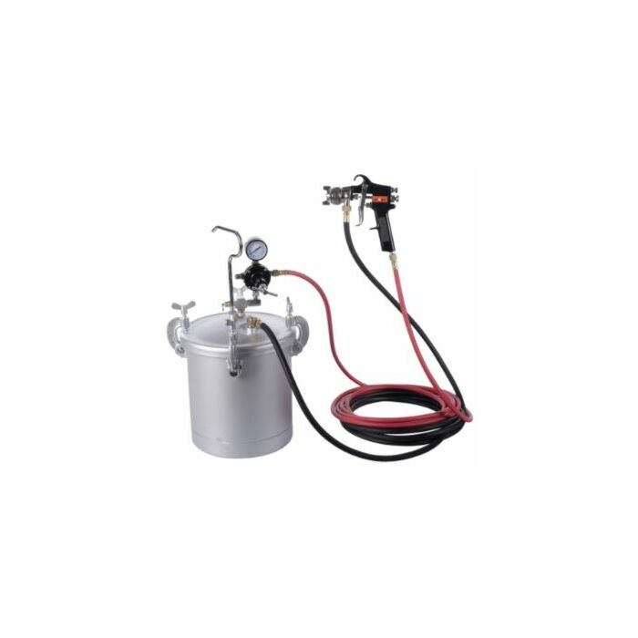 Verftank 10 ltr prof. met verfpistool