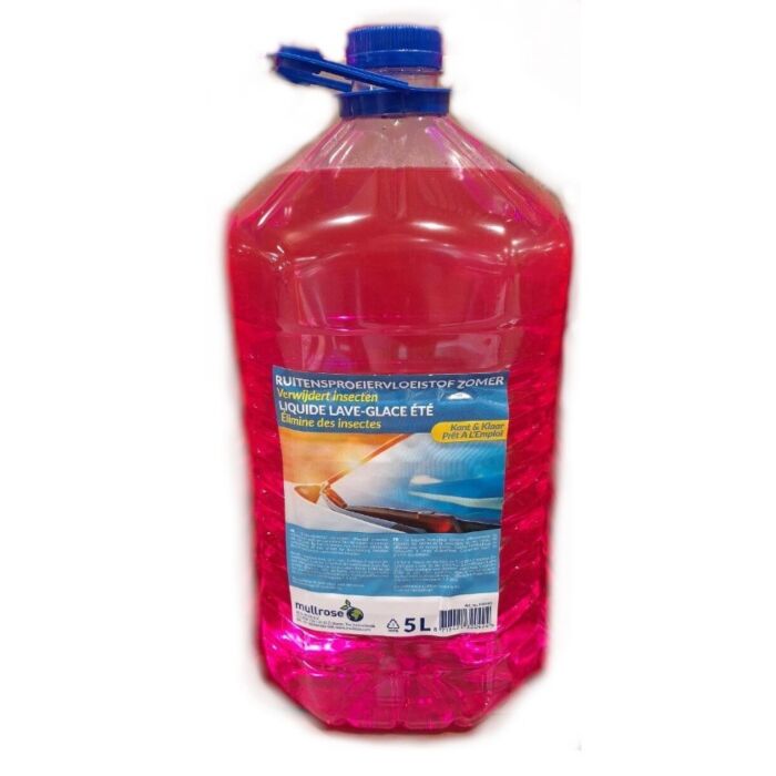 Ruitenwisservloeistof  / ruitensproeivloeistof 5LTR (zomer)