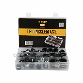Sybshop.nl | Assortiment leidingklemmen / leidingbeugels 52 delig